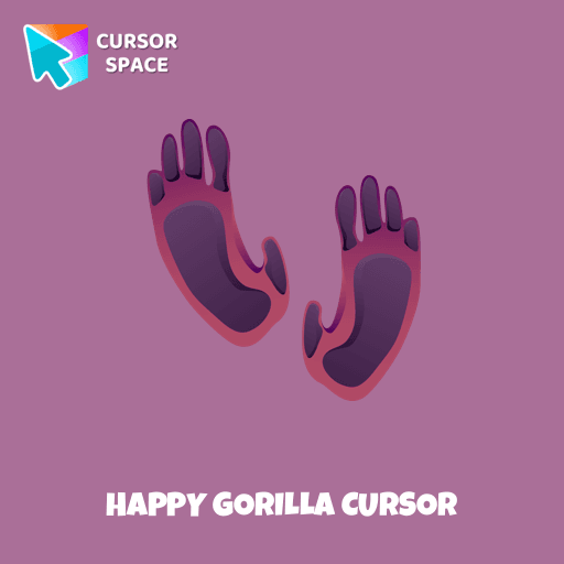 Happy Gorilla cursor arrow cursor
